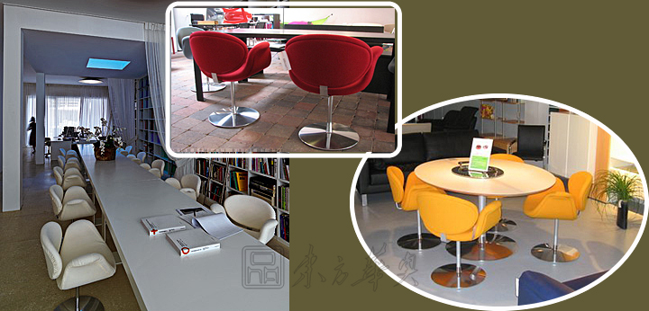 现代经典休闲椅|布面休闲椅|办公安博网页版|休闲椅|天鹅椅，布面会议椅，郁金香椅