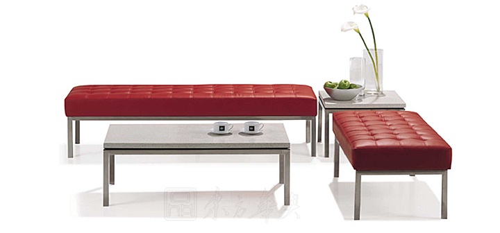 现代经典休闲椅|凳子|办公安博网页版|佛罗伦斯两人位条凳|条凳，沙发，休闲椅，前厅椅，大堂椅，大堂沙发，走道沙发，前厅沙发