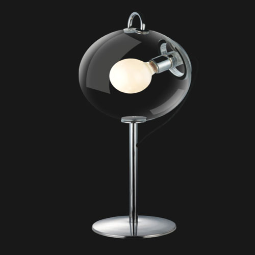 现代经典灯饰|台灯|办公安博网页版|Micons Tavolo 清光圆球 现代玻璃台灯