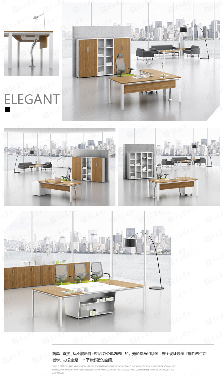 办公台|时尚大班台|办公安博网页版|Ken肯特|奢华高贵简约设计时尚老板桌，大班台，经理桌，主管桌